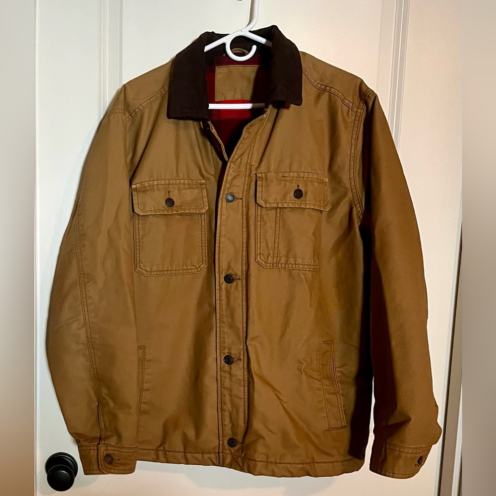 Canvas Flannel-Lined Barn Coat / Chore Jacket - Men’s XL